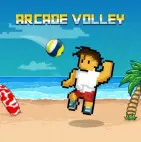 Arcade Volley is a fun and entertaining mini volleyball game where you will participate in exciting 1v1 matches with cartoon graphics and extremely simple gameplay.