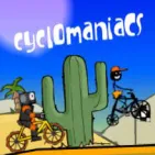 Cylomaniacs is a unique 2D bicycle racing game with a humorous and entertaining style. In this game, you will control quirky riders with special skills, participating in races on creative and challenging tracks.