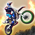 A unique off-road racing game, Dirt Bike Racing Duel requires you to drive through steep terrain, hills, and obstacles. This speed racer needs control and agility in single and two-player versions.