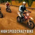 Experience high-speed motorcycle racing in High Speed ​​​​​​Crazy Bike, with thrilling races on multiple tracks. Dangerous tracks, speed effects and flexible vehicle controls make the game attractive.