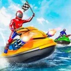 Jetski Race is an exciting boat racing game where players will participate in adventurous races on the waves. With vivid graphics and fast gameplay, the game brings an exciting and challenging boat racing feeling