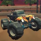 Monster Truck Crazy Racing is a thrilling monster truck racing game where you will control those monster trucks to overcome rocky terrain and perform target jumps