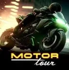Motor Tour is a high-speed arcade-style motorcycle racing game where you will drive your motorcycle through crowded roads, overtake vehicles and collect rewards to unlock new motorcycles