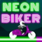 Bright neon colors and hard gameplay make Neon Biker a distinctive racing game. The game requires you to ride a motorbike over tough terrain and do spectacular stunts to complete each level.