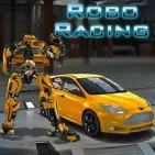 Robo Racing combines strategy and high-speed racing with robot fighting. You'll drive a racing automobile that can become a robot to beat enemies and overcome obstacles.