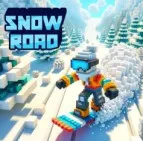 Snow Road is a thrilling snowmobile game set in a snowy wonderland with many challenges. The game has unexpected challenges that players with sharp reflexes can overcome