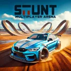 Stunt Multiplayer Arena is a unique stunt racing game with difficult tracks and outrageous stunts. The game offers multiplayer mode, letting you compete with friends or gamers worldwide.