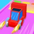 Truck Stack Colours is a fast-paced action game with no strategy. You operate a truck to gather colored bricks and get them to the finish line in this game